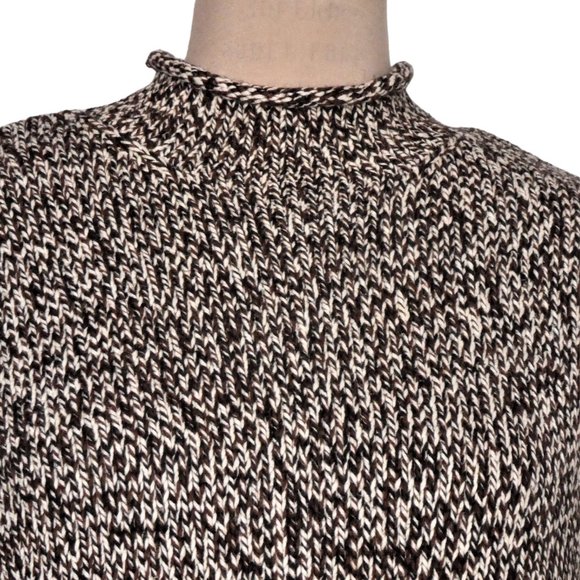 Jones New York Salt and Pepper Cotton Blend Knit Sweater Size L - Picture 4 of 8